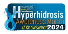 Hyperhidrosis Awareness Month Badge